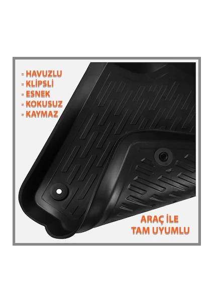 Paspas 3D Havuzlu X-Mat Courıer 2014+ fiyatları