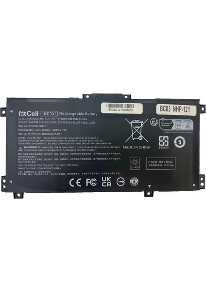 Hp HSTNN-UB70 HSTNN-UB71 Notebook Batarya - Pil