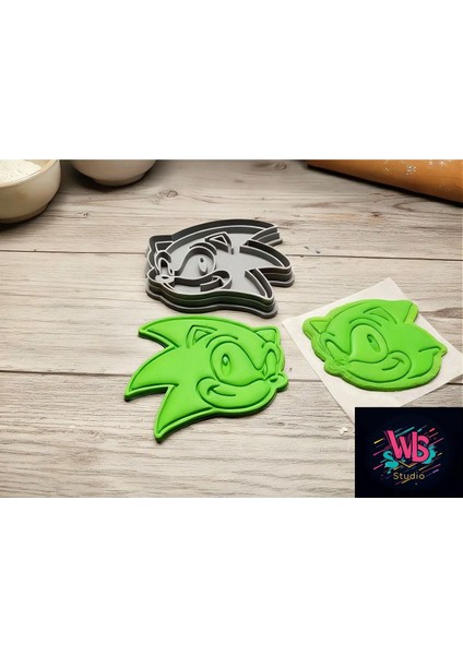 Sonic Kurabiye Kalıbı ve Şeker Hamuru Şekillendirici modelleri