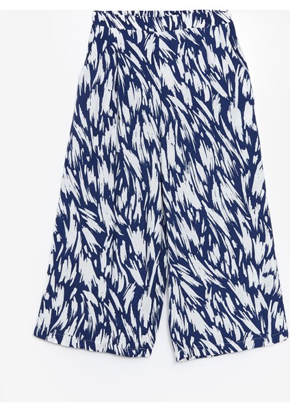 Yeni Sezon Beli Lastikli Desenli Kadın Kapri indirimleri