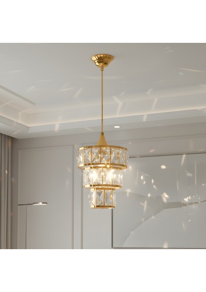 DG1122-K Kristal Avize – Gold (Yerli Üretim) fiyatları