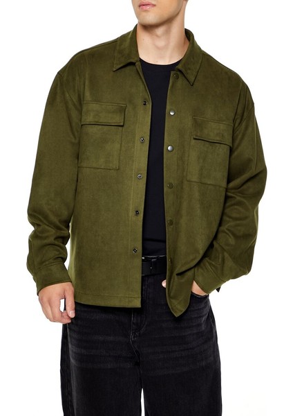 Suni Süet Çıtçıtlı Gömlek fiyatları