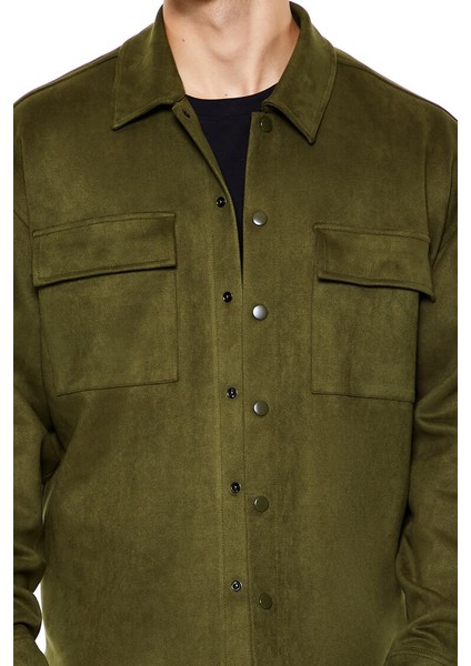 Suni Süet Çıtçıtlı Gömlek indirimleri