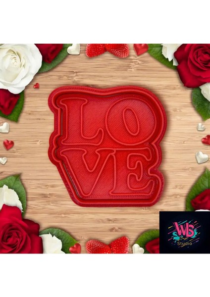 Sevgi ve Aşk Temalı Kurabiye Kalıbı ve Şeker Hamuru Şekillendirici fiyatları