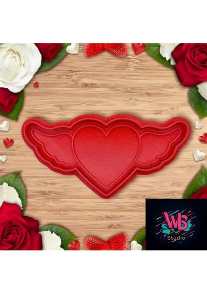 Sevgi ve Aşk Temalı Kurabiye Kalıbı ve Şeker Hamuru Şekillendirici modelleri