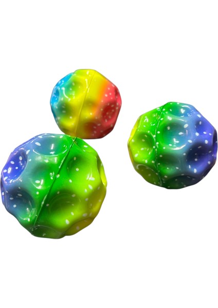 Işıklı Moonball Zıplayan Top 3 Adet