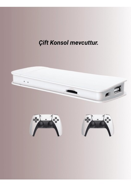 M15 Retro Konsol – 20.000 Oyunlu, Çift Gamepadli, 4K HDMI modelleri