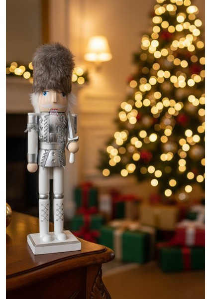 Kürklü Gümüş Kurşun Asker – 40 cm modelleri