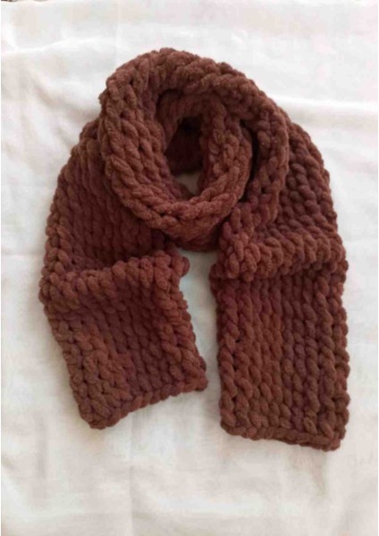 Puffy Peluş Kadın Atkı