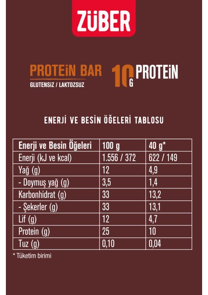 Protein Bar Fındıklı 40G x 3 Adet fiyatları