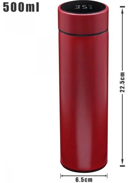 Sıcaklık Göstergeli Dijital Termos 500 ml fırsatları