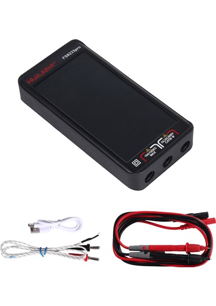 Huajiayi FS8233PRO Dokunmatik Ekran Akıllı Dijital Multimetre Dc/ac 10A Multimetro Transistör 9999 Sayılar Gerçek Rmsauto Aralığı Siyah (Yurt Dışından) fiyatları