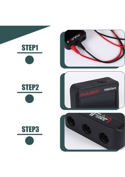 Huajiayi FS8233PRO Dokunmatik Ekran Akıllı Dijital Multimetre Dc/ac 10A Multimetro Transistör 9999 Sayılar Gerçek Rmsauto Aralığı Siyah (Yurt Dışından) indirimleri