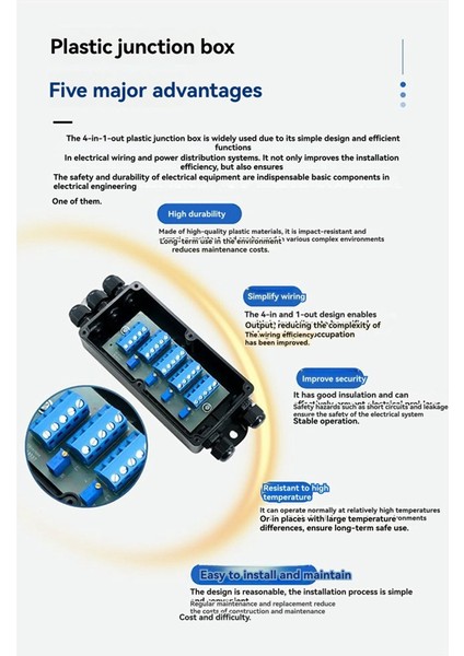 4 Aradan 1 Yük Hücreli Kabuk Bağlantı Kutusu Amplifikatörü, Çoklu Koruma Bağlantısı Ile: 1-4 Sensör, Kayış Tartı Kulesi (Yurt Dışından) fiyatları