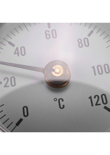 TS-W50A Termometre Sıcak Su Boru Termometresi Bimetal Paslanmaz Çelik Yüzey Boru Klipsli Sıcaklık Göstergesi (Yurt Dışından)