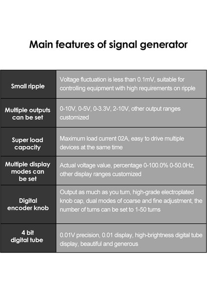 Ayarlanabilir Voltaj Analog Simülatör 0-10V 5-10V Voltaj Sinyal Jeneratör Sinyal Kaynakları Plc Sinyal Kontrolü (Yurt Dışından) modelleri