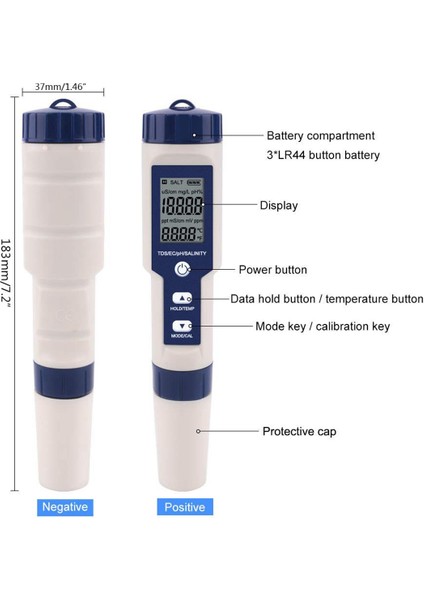 Su Kalitesi Test Kalemi EZ9909PH/ Tuzluluk/ Sıcaklık/ Tds/ Ec Beş Bir-Bir-Bir Test Kalemi Su Kalitesi Dedektörü Ph Test Kalemi (Yurt Dışından) modelleri