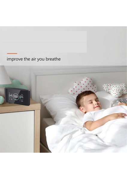 Ev ve Ofis ve Okul Için Co, Pm2.5, Co2, Sıcaklık ve Nem Için Taşınabilir Sensörler ile Hava Kalitesi Monitörü (Yurt Dışından) fiyatları