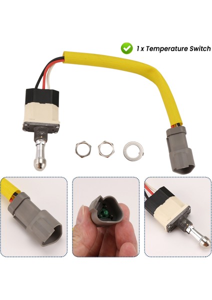 Soğutucu Sıcaklık Anahtarı 146-0240 1-146-0240 1460240 Caterpillar Için 11460240 730 735 740 785B 793C 938G 962G 950G (Yurt Dışından) fırsatları