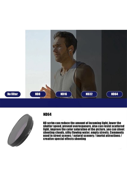INSTA360 GO3S ND64 Polarizasyon Koruyucu Kamera Filtresi Için Kamera Lens Filtresi (Yurt Dışından) fırsatları