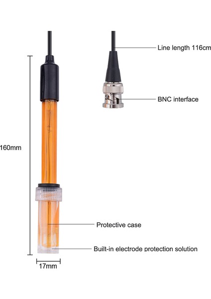 Orp Elektrot Probu Test Akvaryumu Hidroponik Laboratuvar Elektrotu Redoks Potansiyel Bnc Q9 Konnektörünü Ölçen (Yurt Dışından) modelleri