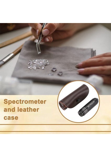 Cep Gemolojik Spektroskop Kırınımı 18MM Çapında Orta Boy Kuyumcu Mücevher Taş Aracı (Yurt Dışından) indirimleri