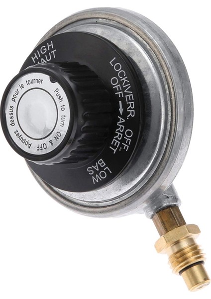 Propan Gaz Izgara Kontrol Vanası Tablo Üst Regülatörü Propan Gaz Izgara Kontrol Vanası + M12 Nozul Jet ve 1 Inç-20 Dişi (Yurt Dışından) fiyatları