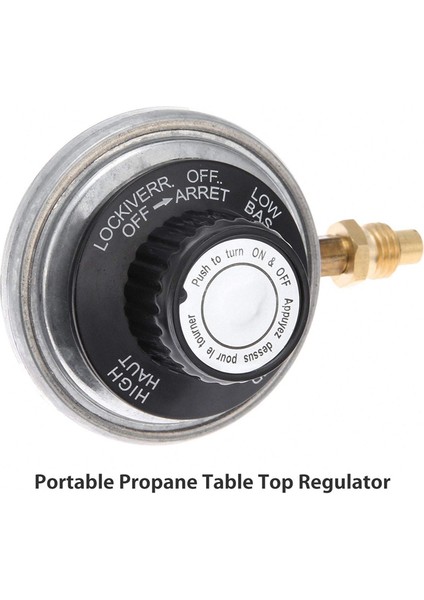 Propan Gaz Izgara Kontrol Vanası Tablo Üst Regülatörü Propan Gaz Izgara Kontrol Vanası + M12 Nozul Jet ve 1 Inç-20 Dişi (Yurt Dışından) fırsatları