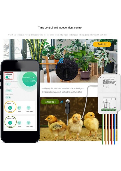 Wifi Tuya Akıllı Ev Anahtarı Akıllı Sıcaklık ve Nem Sensörü Uygulama Zamanlama Anahtarı Uzaktan Kumanda Modülü Prob Anahtarı (Yurt Dışından) fırsatları
