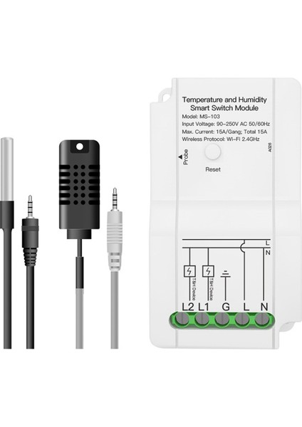 Wifi Tuya Akıllı Ev Anahtarı Akıllı Sıcaklık ve Nem Sensörü Uygulama Zamanlama Anahtarı Uzaktan Kumanda Modülü Prob Anahtarı (Yurt Dışından) indirimleri
