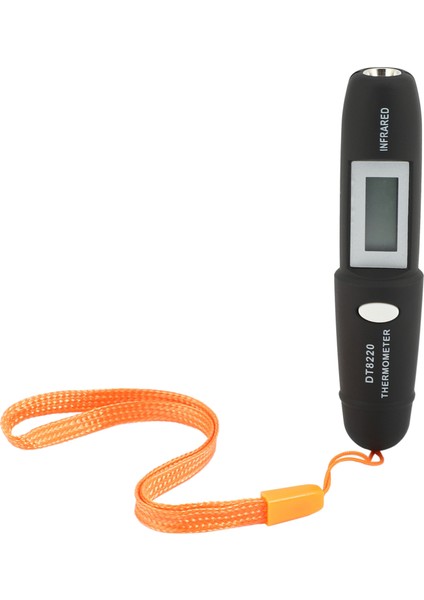 Temassız Mini Kızılötesi Termometre Ir Sıcaklık Dijital LCD Ekran Kızılötesi Termometre Kalemi DT8220 Siyah (Yurt Dışından) modelleri
