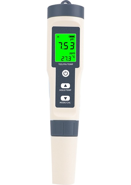 Tds/ph/sıcaklık Su Için 3-1 Arada Ph Metre, 0-14 Ph Dijital Ph Metre, 0.01 Yüksek Hassas Su Kalitesi Test Cihazı (Yurt Dışından)