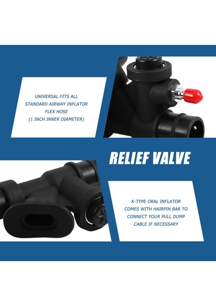 Standart 1 Inç Hortum Için 45 Derecelik Açılı Ağızlığa Sahip Tüplü Dalış Evrensel Bcd Güç Şişirmesi, K Şeklinde Valf Tahliye Vanası (Yurt Dışından) indirimleri