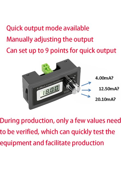 2 Pack 4-20MA Akım Döngü Sinyal Jeneratörü 0.01 Hassas Iki Telli Plc Enstrümanı (Yurt Dışından) modelleri