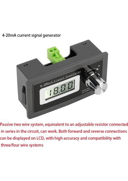 2 Pack 4-20MA Akım Döngü Sinyal Jeneratörü 0.01 Hassas Iki Telli Plc Enstrümanı (Yurt Dışından) indirimleri