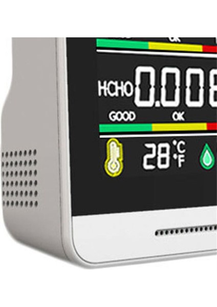 Iç Mekan Hava Kalitesi Monitörü, Profesyonel Doğru Co2, Tvoc, Hcho, Nemit Vedemp Hava Kalitesi Sensörü, Office Ab Fişi Için (Yurt Dışından) fırsatları