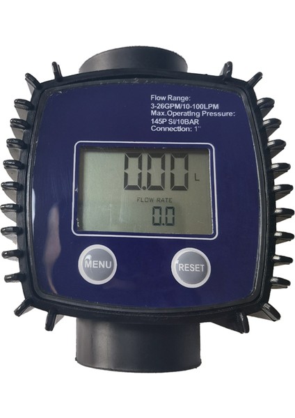 Türbin Yağı Yakıt Akış Ölçer K25 Su Akış Ölçer LCD Akış Metre Boru Hattı Sıvı Akış Ölçer Sensörleri 2.3-3.3V-B Mavi (Yurt Dışından)