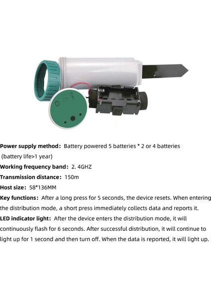 Zigbee Smart 4 Arada 1 Toprak Test Cihazı Güneş Işığı/sıcaklık/nem Ölçer Dünya Nem Sensörü Bahçecilik Için Uzaktan Kumanda Monitörü (Yurt Dışından) indirimleri