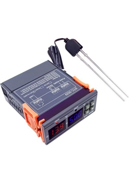 STC-3029 Nem Kontrolörü Toprak Nem Sensörü Modülü Bahçecilik Tesisleri Için Nem Test Cihazı Tarım AC110-220V (Yurt Dışından)