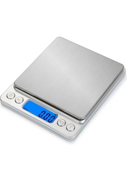 Gıda Ölçekleri 3kg/0.1g Dijital Mutfak Ölçeği Ağırlık Gramlar ve Ons Pişirme Için Pişirme Kahve LCD Ekran Asma Kanca (Yurt Dışından)