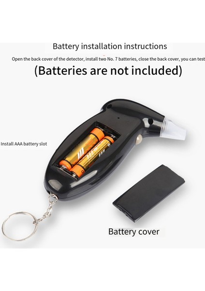 Araba Taşınabilir Nefes Alkol Test Cihazı El Breatyzer Alcotest Alkol Test Araçları Arka Işık Dijital Dijital Duı Metre (Yurt Dışından) fırsatları