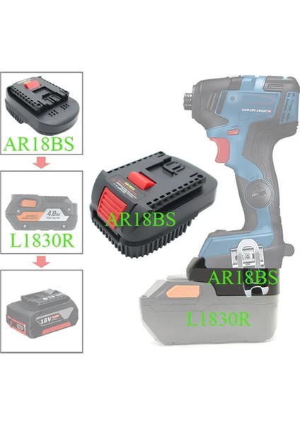AR18BS Aeg Için Rıdgıd 18V Lityum Pil Adaptör Bosch Lityum Aracı Için Dönüştürücü AR18BS Pil Adaptörü (Yurt Dışından) fırsatları