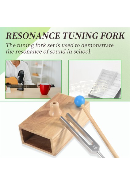 528Hz Tuning Fork, Ses Terapisi, Yoga, Meditasyon ve Rahatlama Için Çatal Rezonans Kutusu Ayarlama (Yurt Dışından) indirimleri