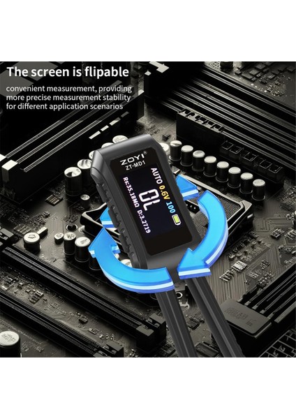 Zoyi Lcr Metre -% 0,5 Doğruluklu 10KHZ Lcr Metre Cımbız, OLED Ekranlı Dijital Multimetre Test Cihazı (Yurt Dışından) modelleri