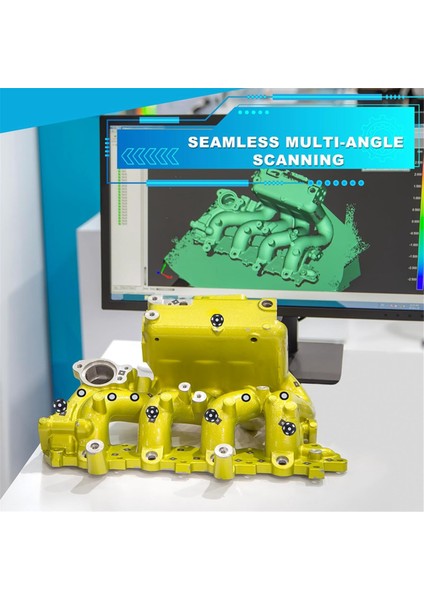 6 Pcs Çok Açılı Marker Set 100 Point 3D Tarayıcı Işaretçileri Dot Stacters Tarama Sprey-Karar Turnifi 3mm Dot (Yurt Dışından) modelleri