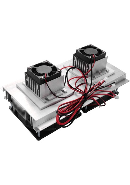 1pcs 200 x 115 x 8.5mm 120W Termoelektrik Peltier Soğutma Yarıiletken Soğutma Sistemi Kiti Çift Fan (Yurt Dışından)