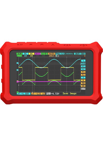 DS213 DSO213 DS203 DSO230 Osiloskop （kırmızı） Için Kauçuk Koruyucu Kılıf (Yurt Dışından)