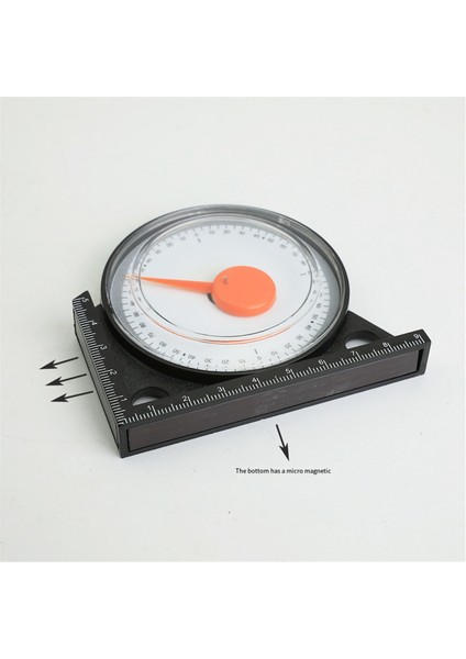 Çok Işlevli Plastik Açı Ölçer, Eğim Ölçer, Açı Ölçer, Işaretçi Tipi Yatay Açı Ölçer Ölçekli (Yurt Dışından) indirimleri