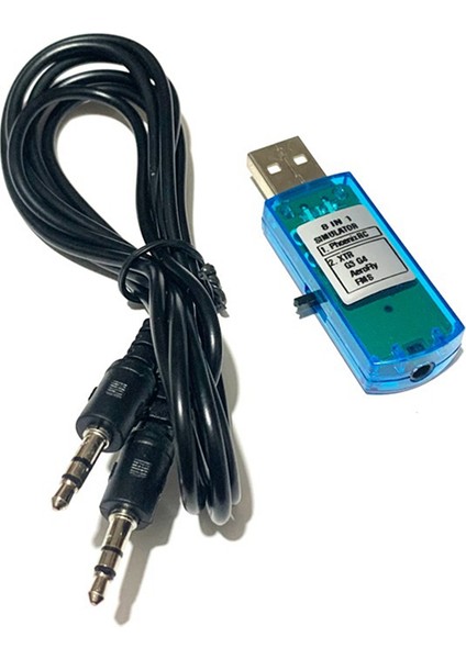 Xtr5 Fms G4 Fpv Uçak Helikopter Denetleyicisi Için Bir USB Uçuş Simülatörü Bilgisayar Uçuş Simülatörü (Yurt Dışından)