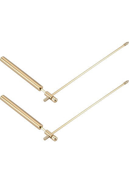 1paır Bakır Dragon Dowsing Rod Açık Mekan Enerji Su Cadısı Ayarlanabilir Dedektör Profesyonel Çıkarılabilir Araç (Yurt Dışından)